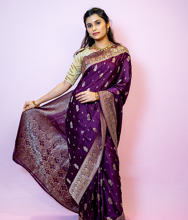 Pure Mashru Silk Saree